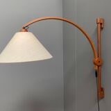 Danish teak wall lamp by Domus Denmark 1970s