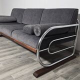 Bauhaus Chrome Sofa by Robert Slezak for Slezak Factories, 1930s