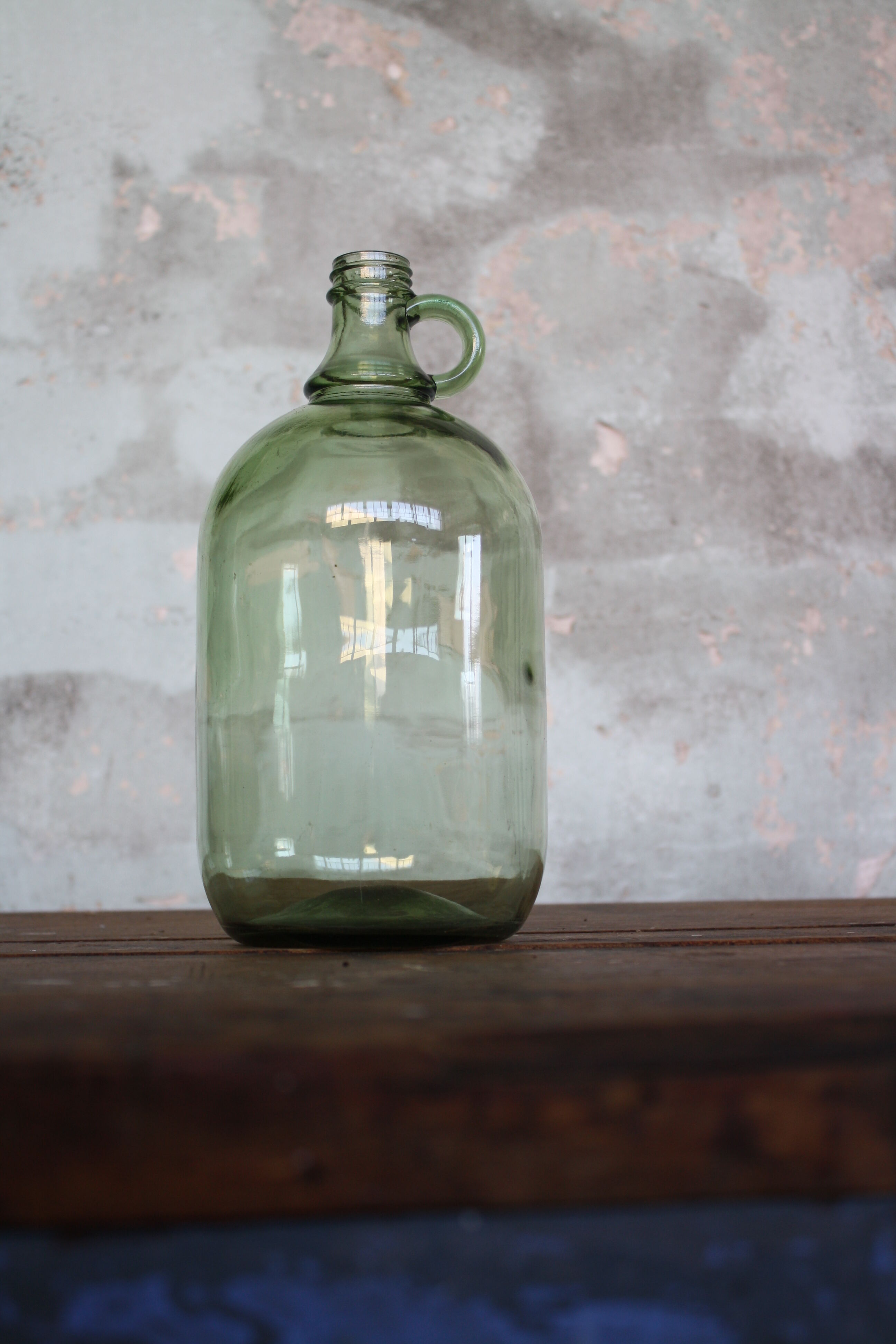 Dame jeanne verte 2 litres avec anse