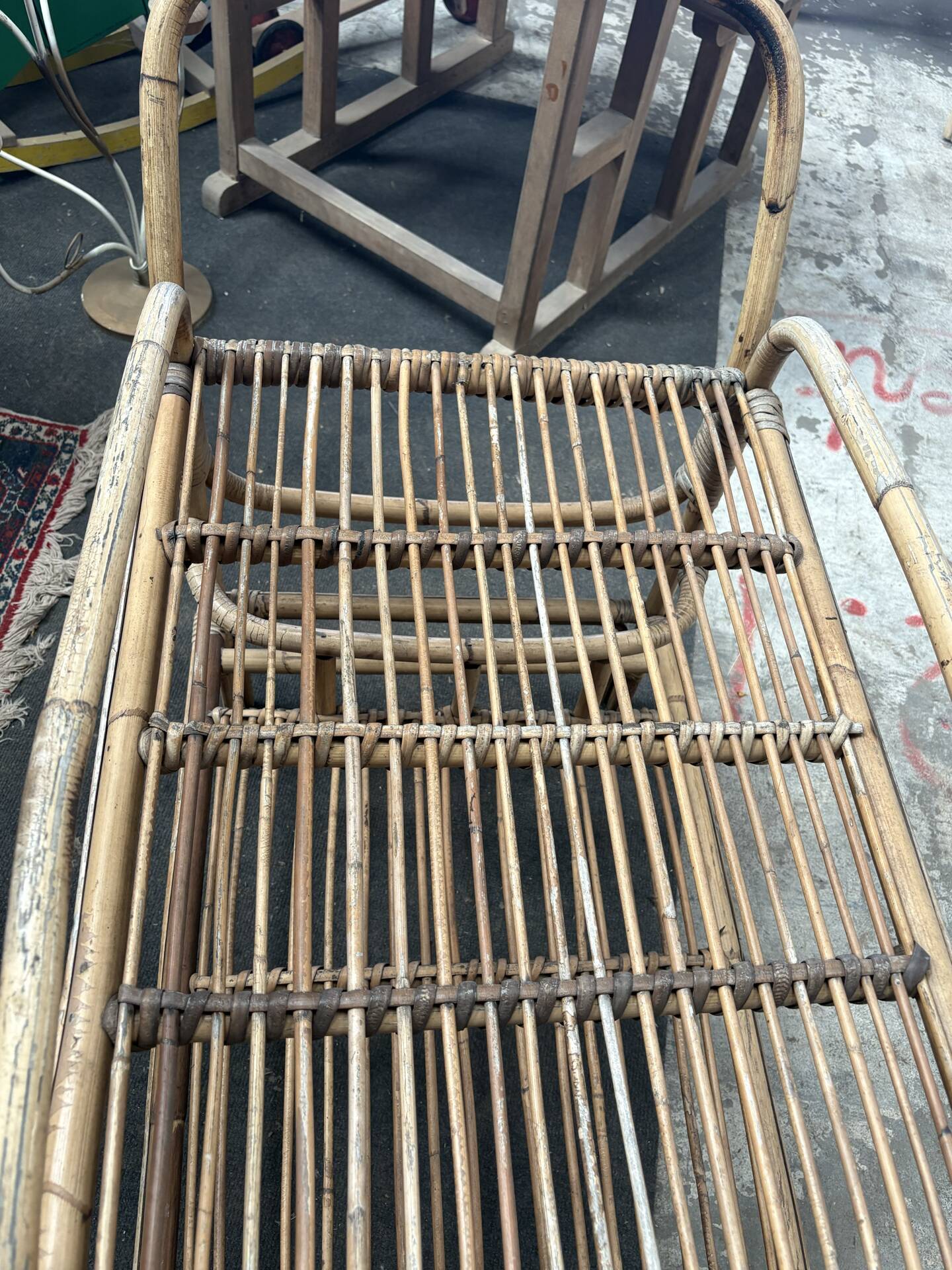 Rattan dessert bar