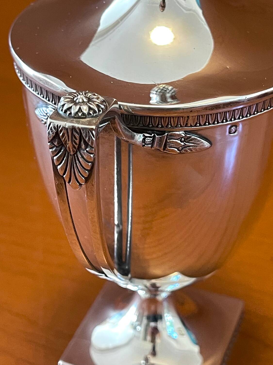 Solid silver bonbonnière, silversmith Émile Puiforcat