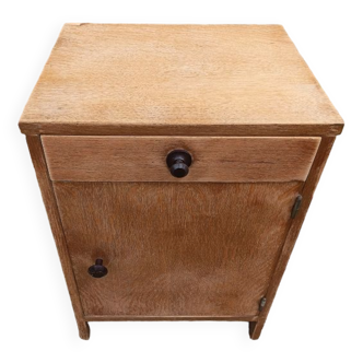 Bedside table wood drawer