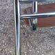 Tabouret marche pieds en formica - années 60-70