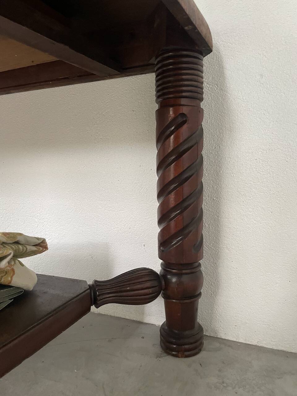 Bureau console acajou 1900