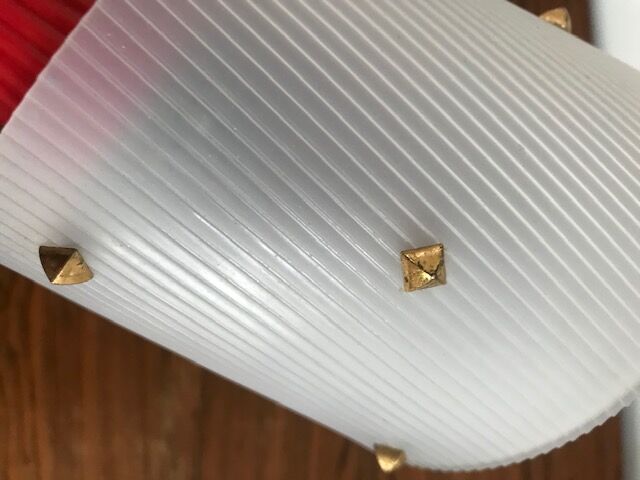 Applique murale flambeaux-tulipe années 50