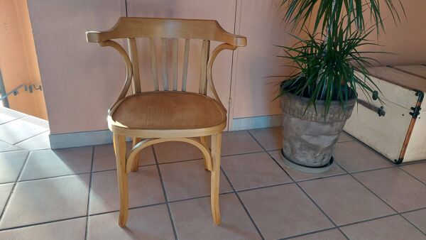 Fauteuil bistrot ou de bureau Baumann en bois