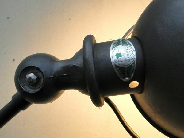 Lampadaire Double Graphite industrielle 8 bras Jieldé de Jean Louis Domecq France 1960