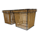 Set of 2 storage baskets by Dirk van Sliedregt for Rohé, Netherlands 1960s