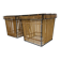Set of 2 storage baskets by Dirk van Sliedregt for Rohé, Netherlands 1960s