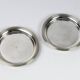 Pair of coasters | Christofle bread plates, “Albi” model