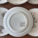 6 dessert plates iron earth sepia Grand Dépôt Earthenware