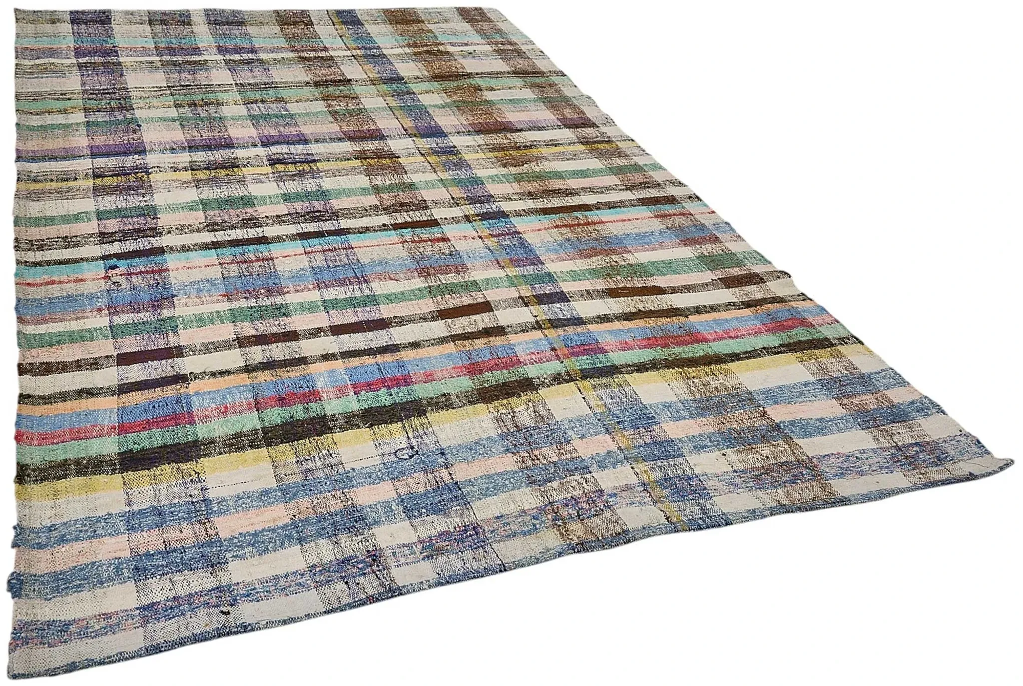 Turkish Handwoven Flatweave Chaput Kilim 193 cm x 295 cm