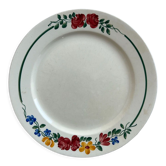 Assiette plate - peinte à la  main