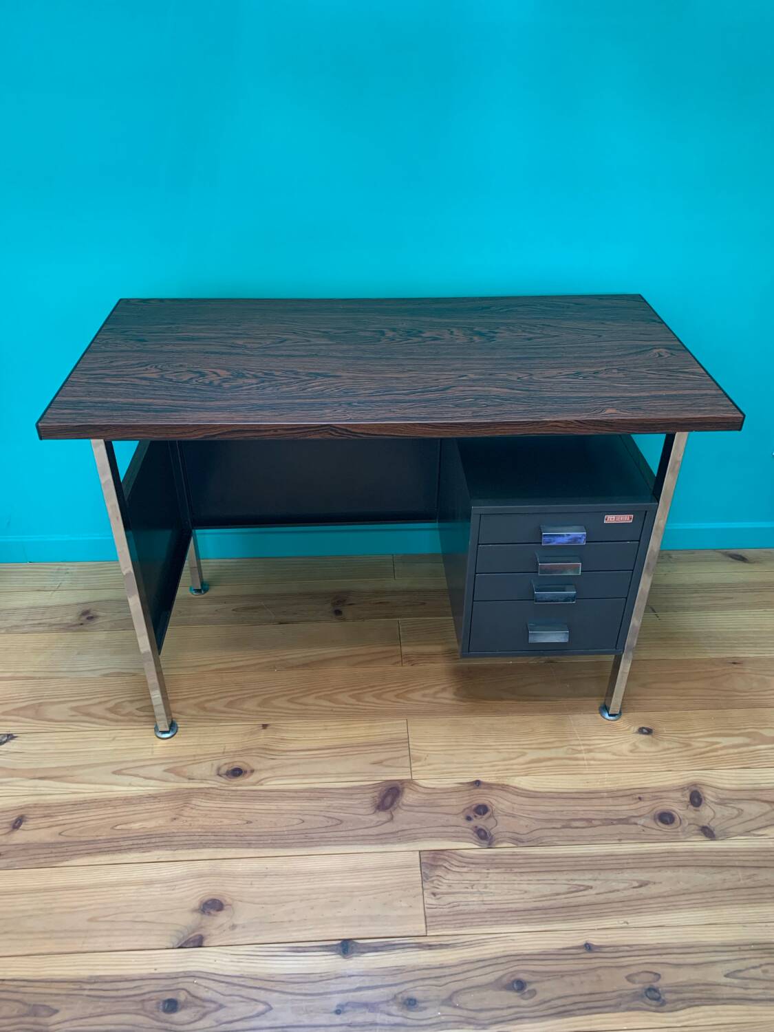 Mid-Century Industrial Vintage Desk