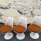 6 chaises Tulip par Eero Saarinen, édition Knoll International