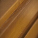 Maison Regain blond elm chest of drawers vintage circa 1970