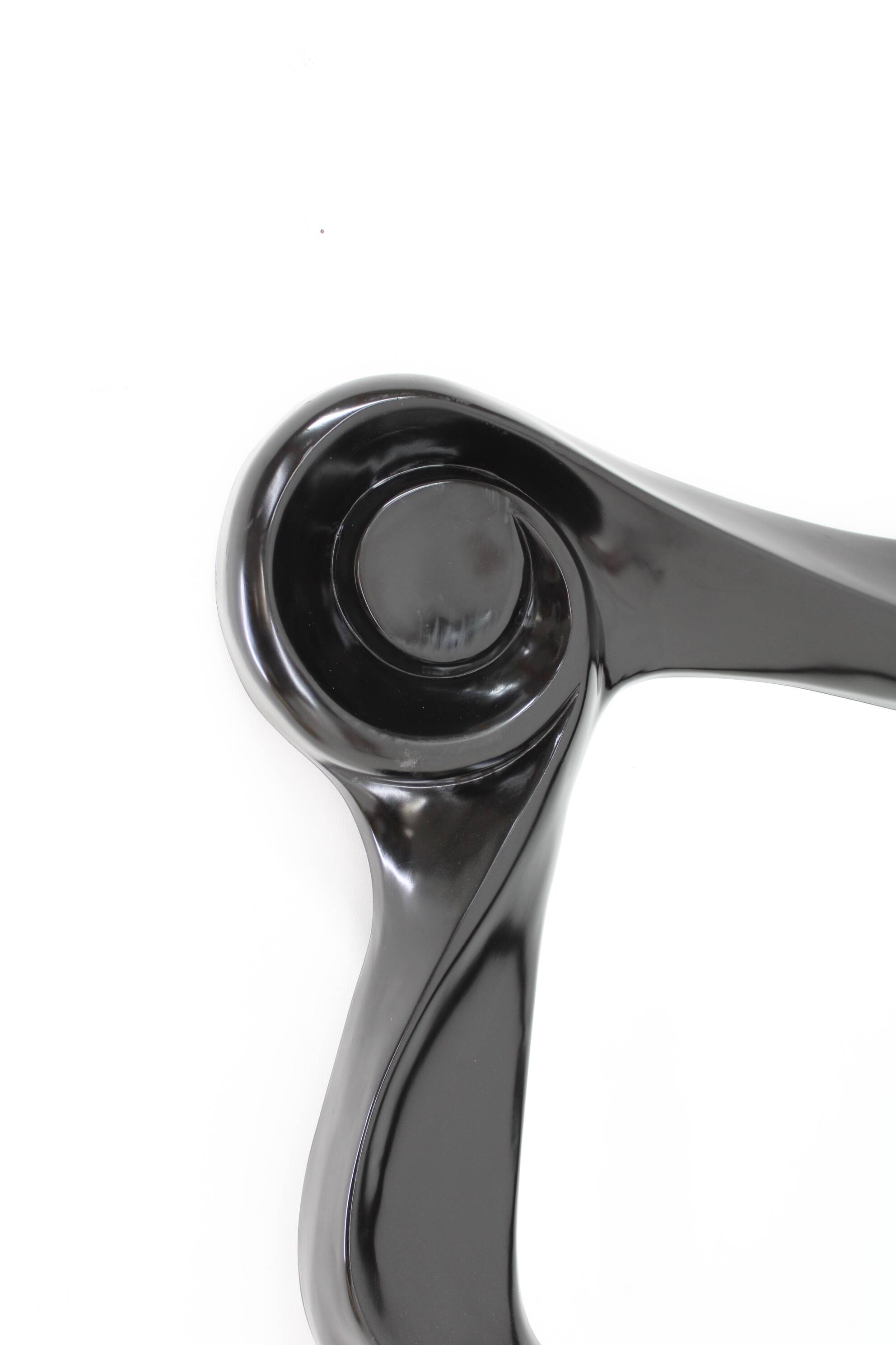 Grand miroir mural en fibre de verre des années 1980, Italie