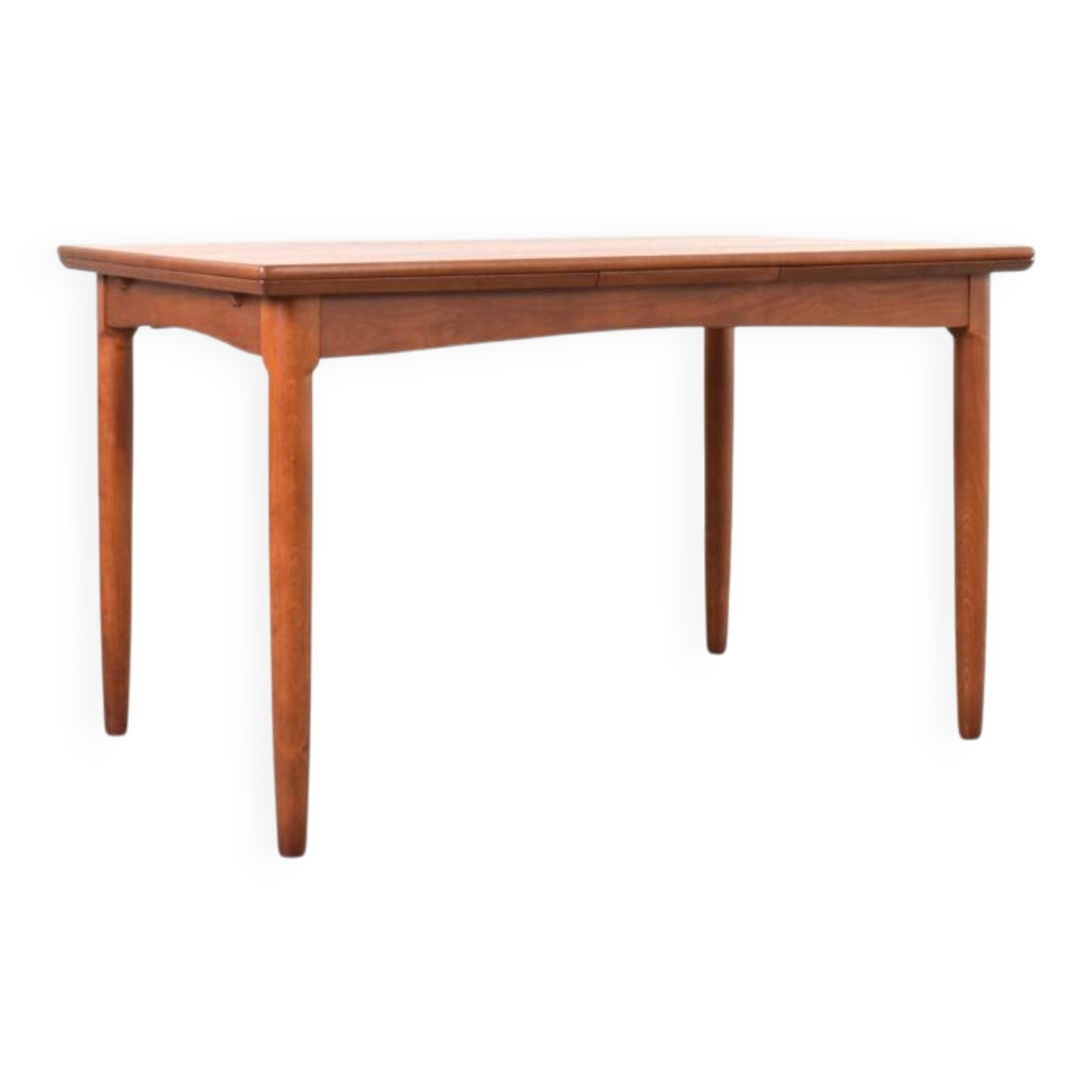 Mid-Century Danish Teak Extendable Dining Table, 1960s.