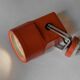 Orange spotlight "Unispot" by Bent Boysen for Louis Poulsen. Denmark 1970s
