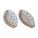 Duo of porcelain ravires art Limoges