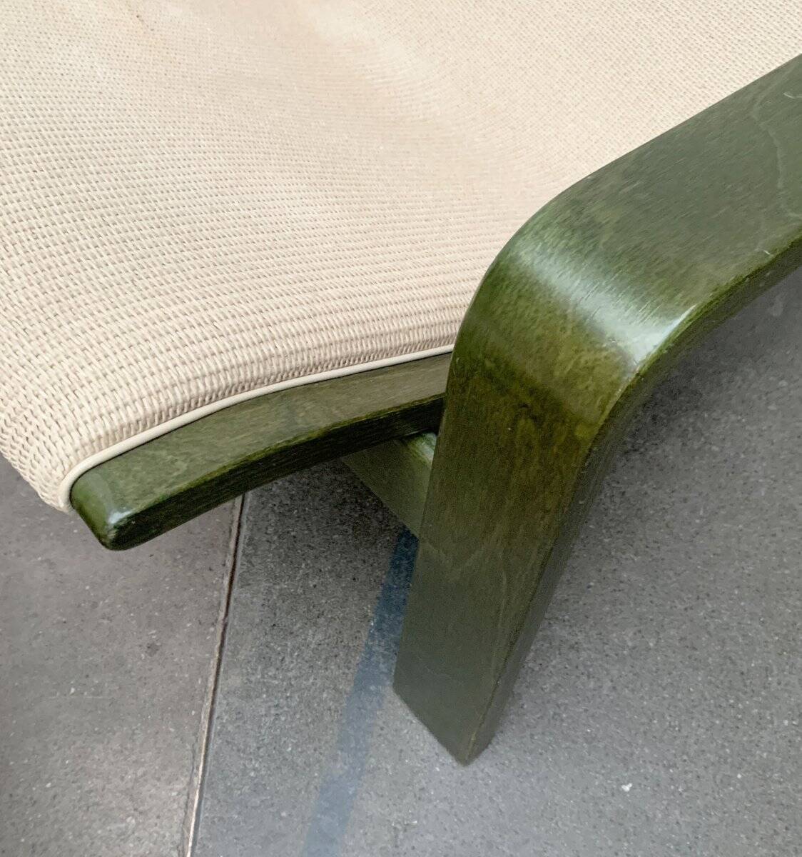 Ensemble de fauteuils lounge Pulkka finlandais du milieu du siècle avec ottomans par Ilmari Lappalainen pour Asko