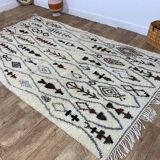 Handmade Moroccan Berber rug 254 X 144 CM
