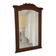 Large Art Nouveau Mirror 1910 - Solid Walnut