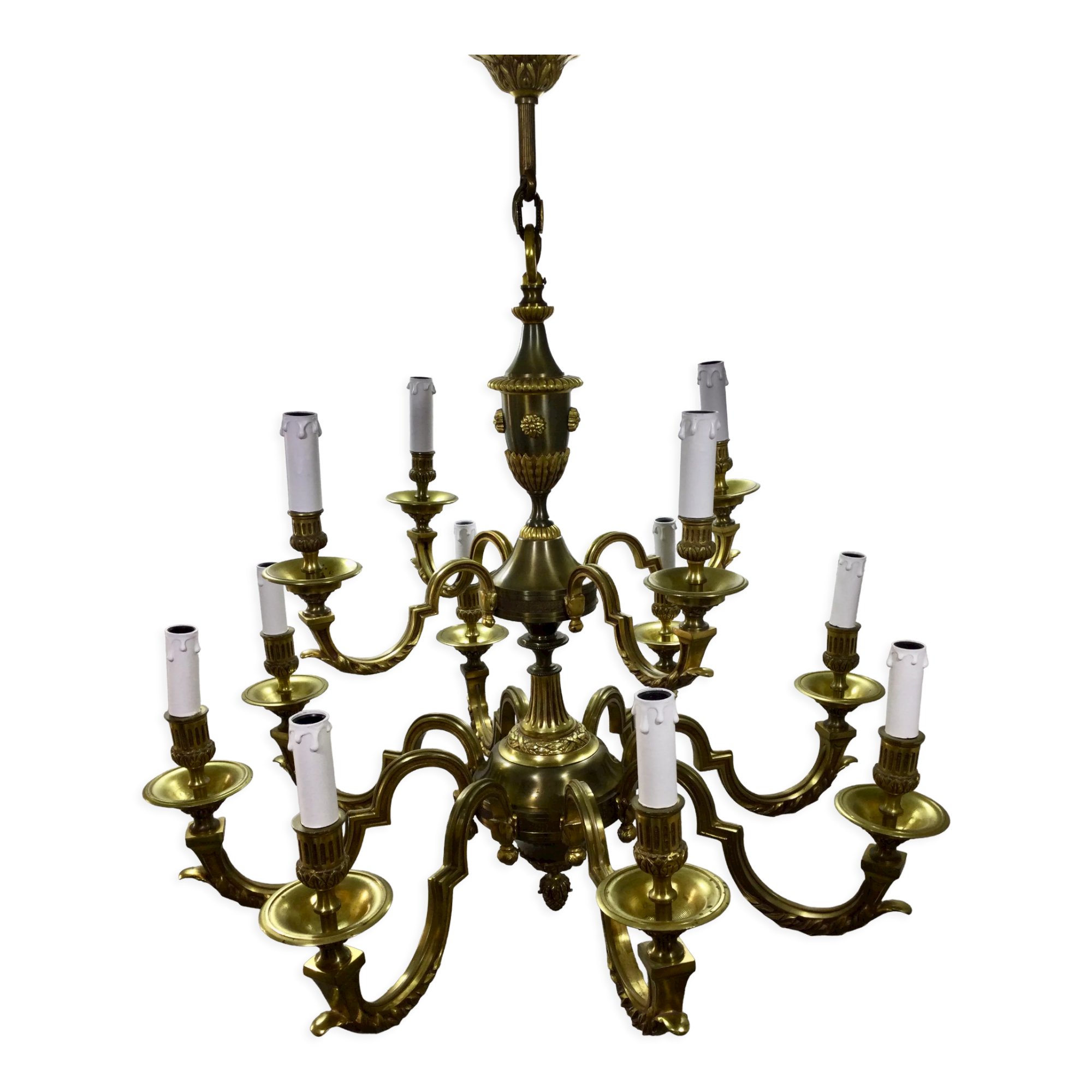 Bronze chandelier 12 lights