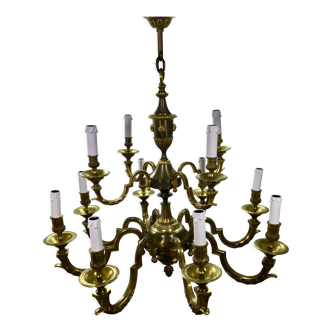 Bronze chandelier 12 lights