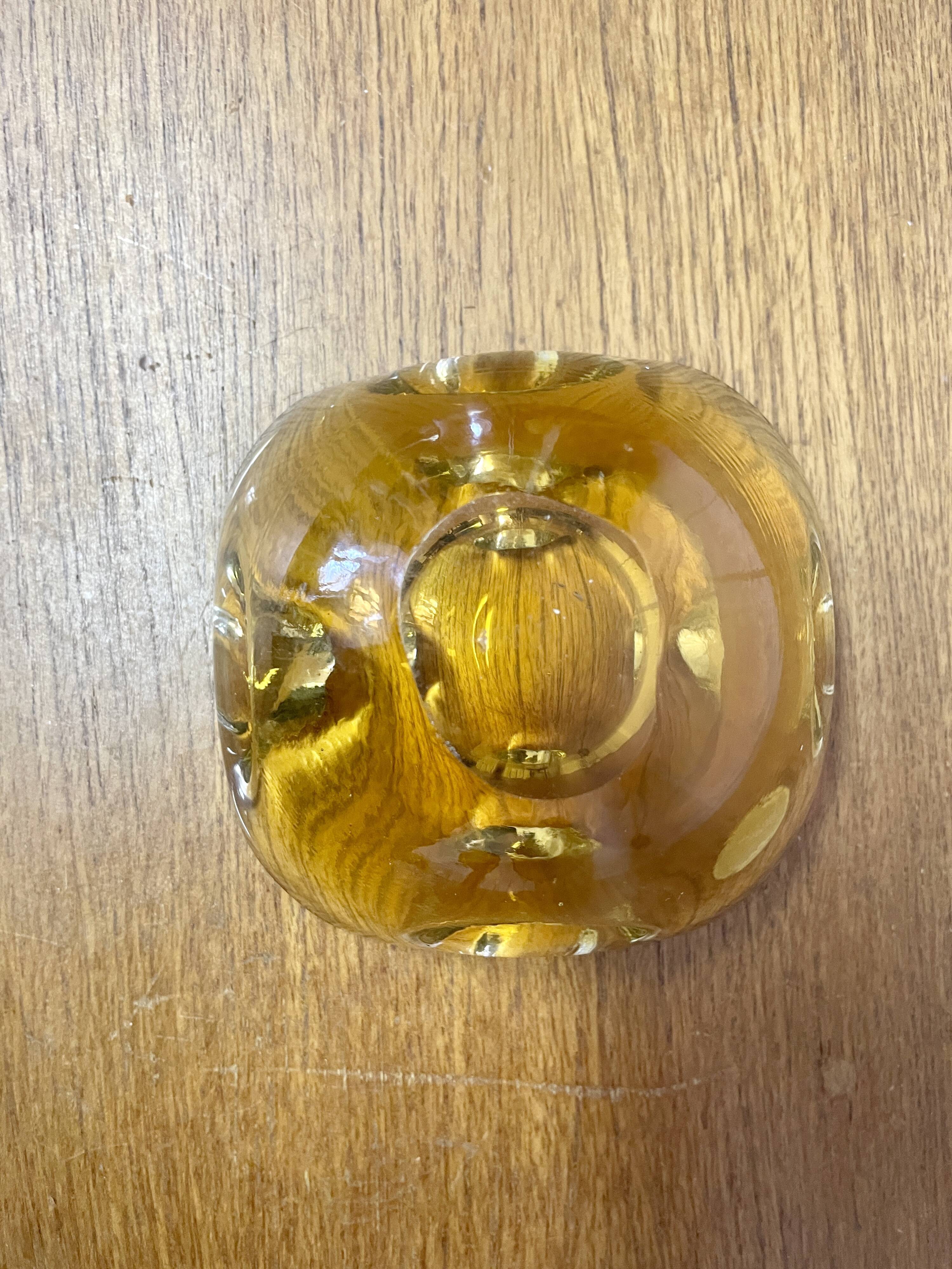 Murano 50's glass pocket or ashtray