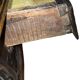 Louis XV style kneading trough in solid walnut