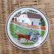 Boite en porcelaine Villeroy & Boch au décor naïf signé Laplau