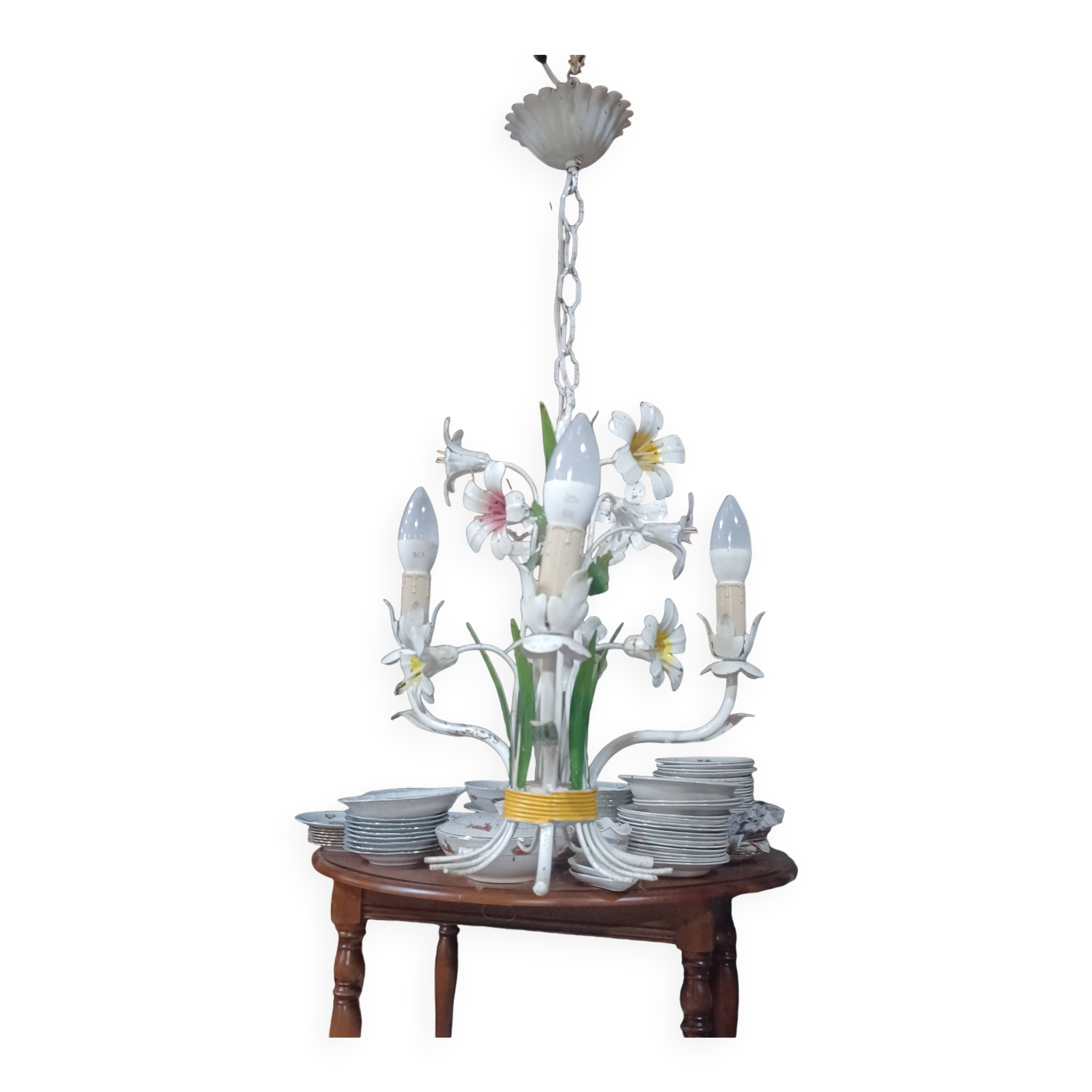 Flower chandelier