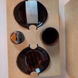 Earthenware ashtray from Salins-les-Bains