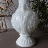 White opaline vase
