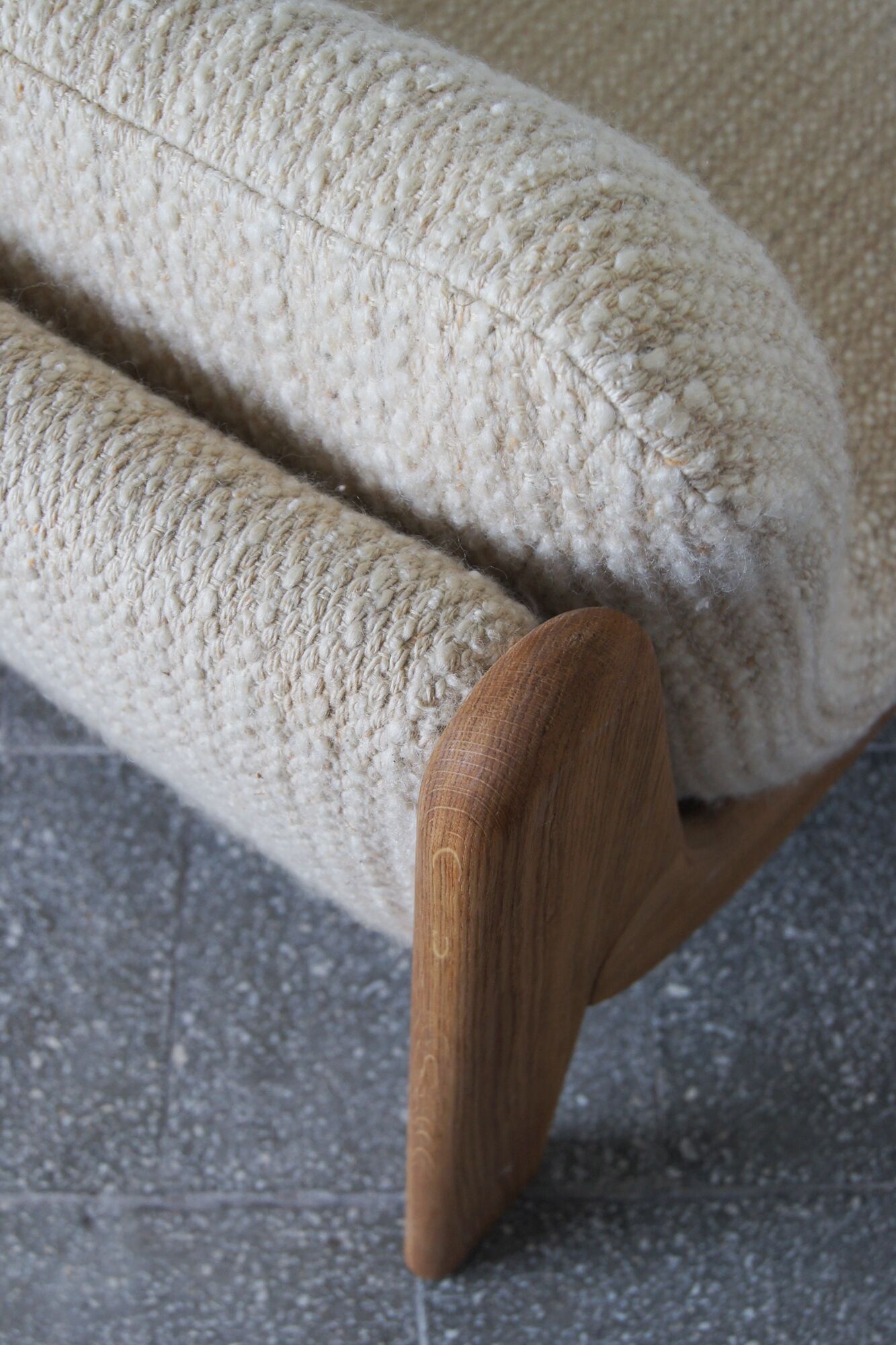 Scandinavian Brutalist Lounge Chair