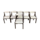 6 chairs 70s mahogany