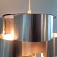 Aluminum pendant lamp by Max Sauze, France 1970's