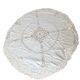 White cotton tablecloth with openwork embroidery 160X170 cm
