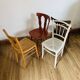 Set of 4 mismatched chairs