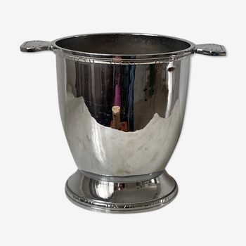Art Deco silver metal ice bucket