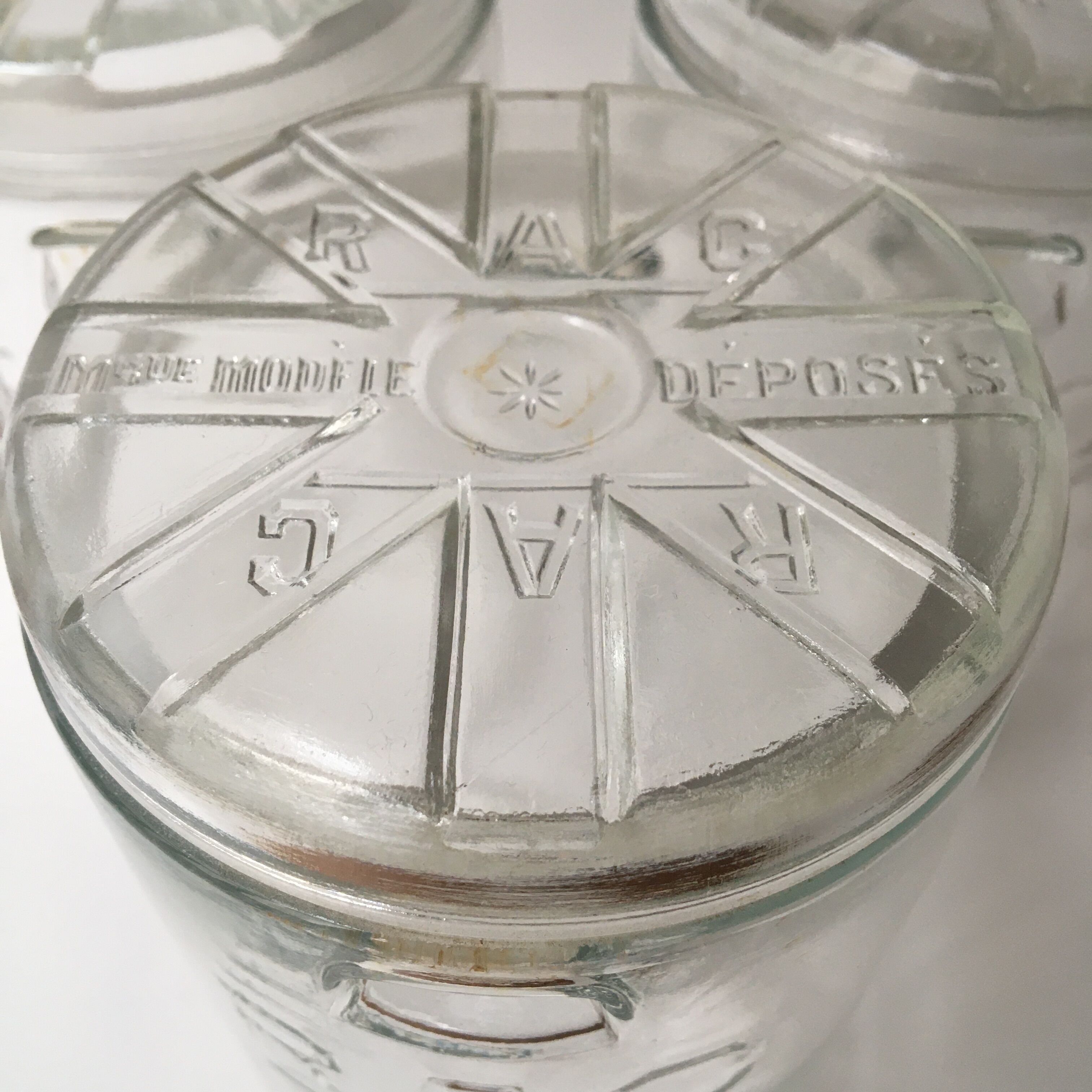 Set de 3 bocaux 1,5L RAC années 50