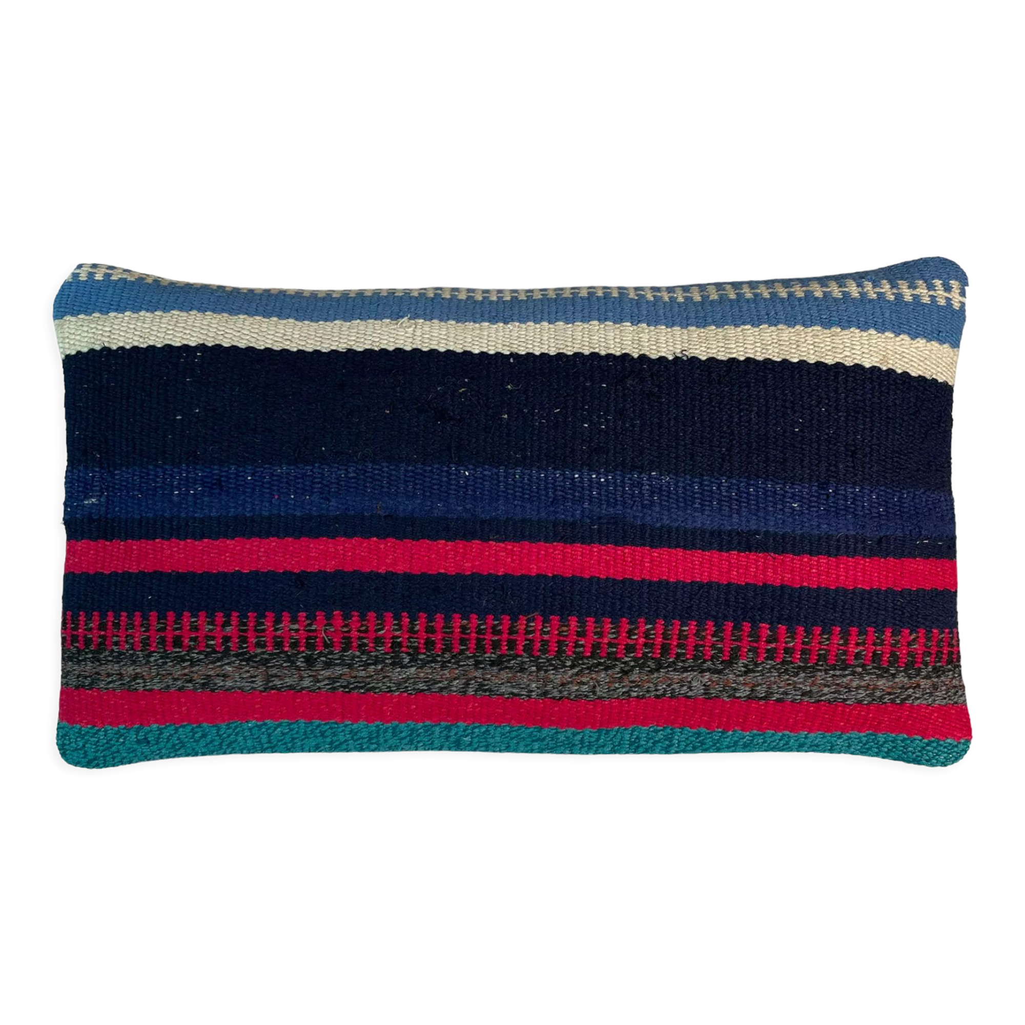 Housse de coussin kilim turc vintage 30x50cm