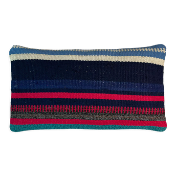 Housse de coussin kilim turc vintage 30x50cm