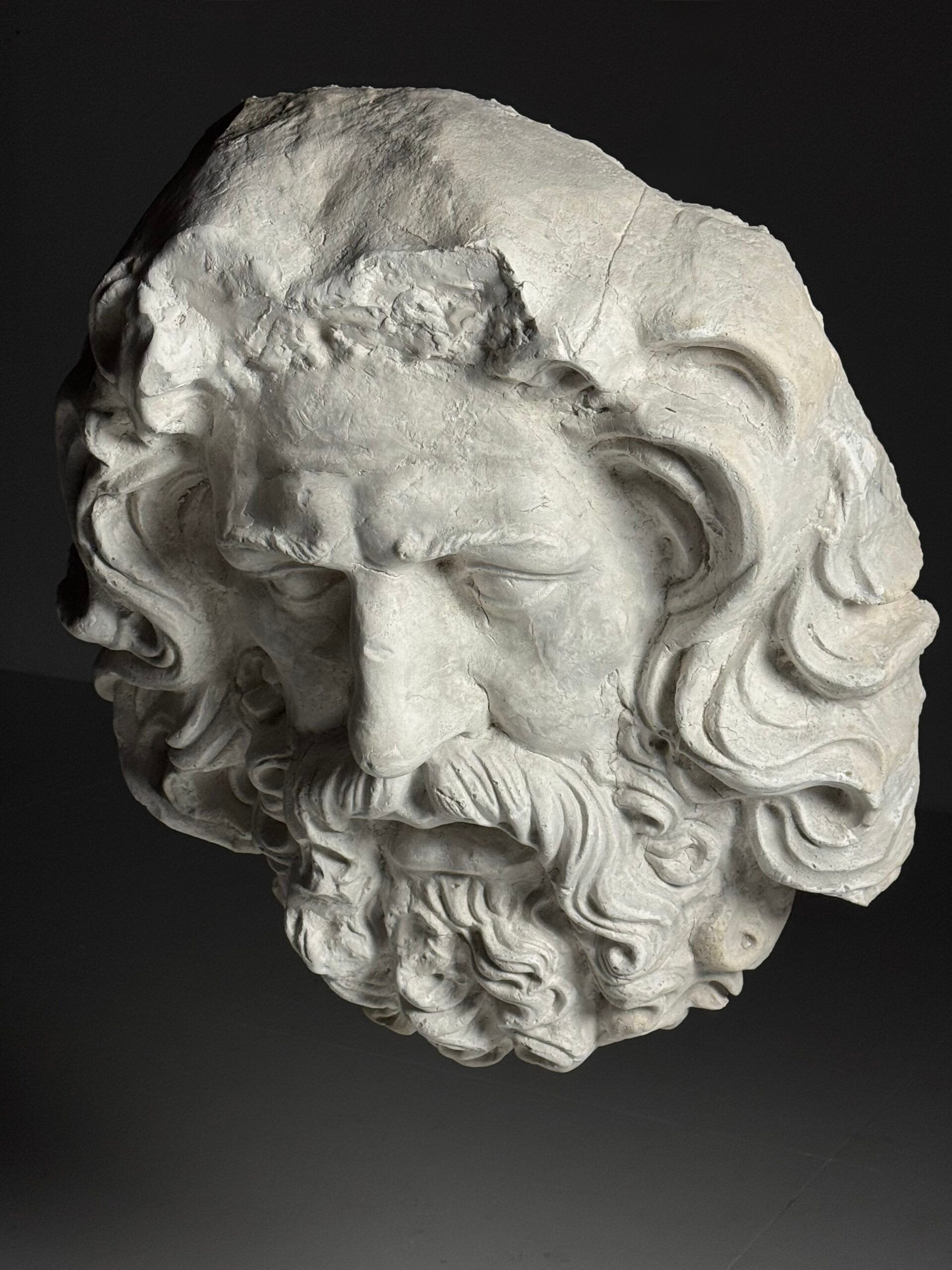 XL oversized head Zeus plaster