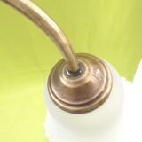 3-branched chandelier in opaque glass