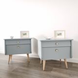 Pair of vintage bedside tables