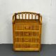 Vintage Rattan Bamboo Mid Century Chest of Drawers Bedside Table, 1960