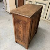 Bleached walnut chest of drawers