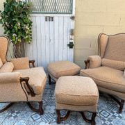Paire de fauteuils Bergère